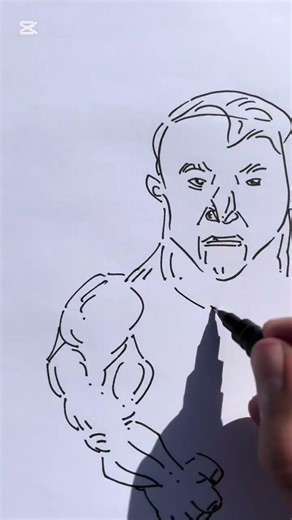 How to draw a bodybuilder 😉💪
