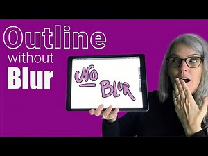 Outline Anything in Procreate #1 - Without Blurring