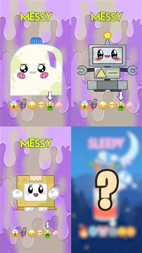 Opposite Words Song 4! 🎵 LankyBox Milky, LankyBot, Boxy, and ???