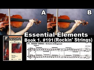 [Essential Elements Violin] Book 1. #191 Rockin' Strings