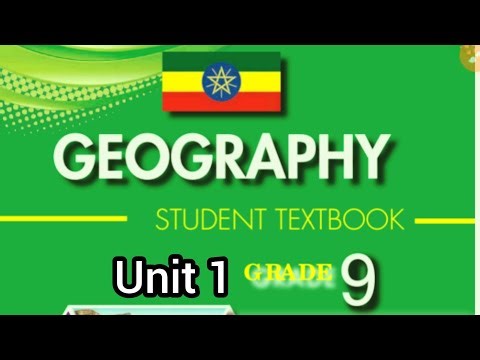 Grade 9 geography unit 1 part one
