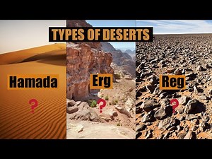 Types of Deserts: Erg | Reg | Hamada