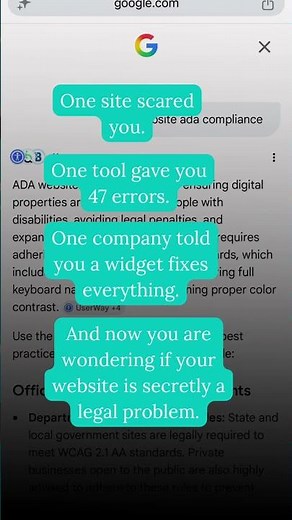 ADA Website Compliance Explained for Small Business Owners #ADACompliance #WebsiteAccessibility