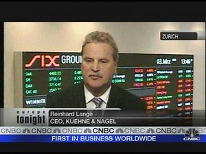 Kuehne & Nagel CEO on Profit Rise