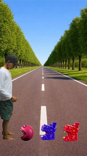 wait me jump on colour monster Pac Man spider vs Big monster Pac-Man #shorts #youtubeshorts @mrbeast