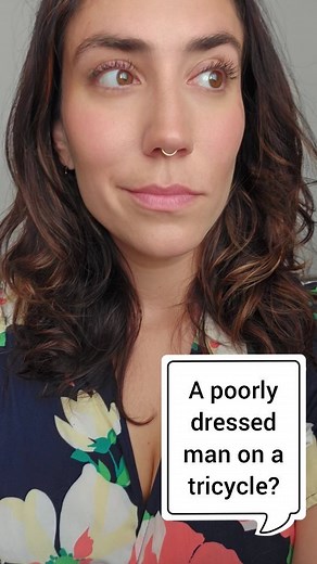 Guys, this is the most ridiculous thing I've ever done in my life 😅 #MomsDadJokes #MomJokes #DadJokes #MomJokeLady #Funny #Punny #HappyPride #Wholesome #Stoopid #ATire #Attire #Dressed #BikePun #Bicycle #Tricycle | Mom's Dad Jokes