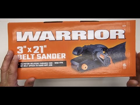 Harbor Freight Warrior Belt Sander Review