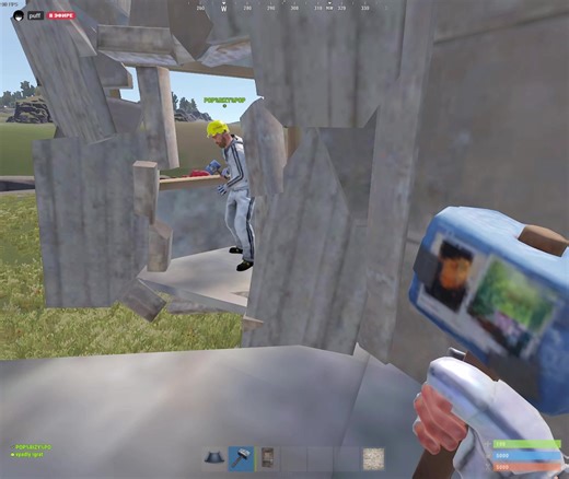 Exploring Cheese Caves in Rust Gameplay