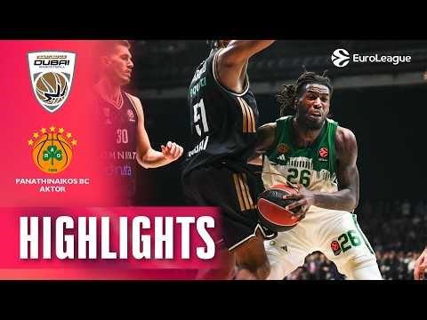 The WILDEST Finish Yet | Dubai - Panathinaikos | R33 BASKETBALL HIGHLIGHTS 2025-26