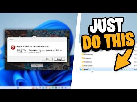 How To Fix Roblox Encountered An Unexpected Error FAST!