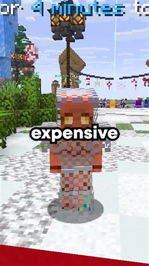 This Player Was a Copper Golem on my Minecraft Server #minecraft #server #smp