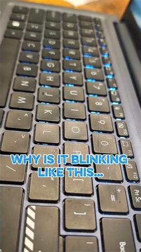 why is it blinking like this…