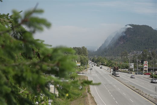 Squamish fire, Vancouver warning?