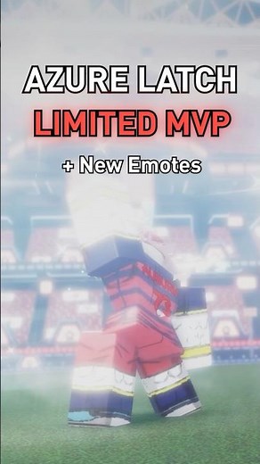 AZURE LATCH NEW LIMITED MVP AND NEW EMOTES #roblox #anime #bluelock #azurelatch #battlegrounds