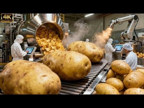 Inside a Modern Potato Chips Factory: Fully Automated Manufacturing Process 2026