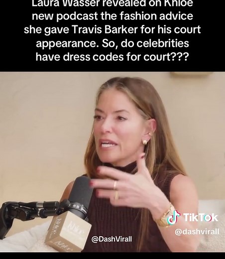 Khloé Kardashian’s Court Fashion Advice for Travis Barker