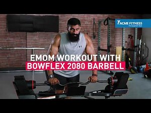 10 Mins WHOLE BODY WORKOUT WITH BARBELL (BOWFLEX) | ENGLISH | BIGLEE
