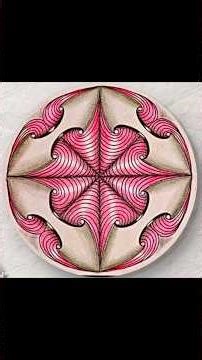 For full video watch - Pattern 1082 on my YouTube channel #art #zentangle #doodle #pattern #drawing