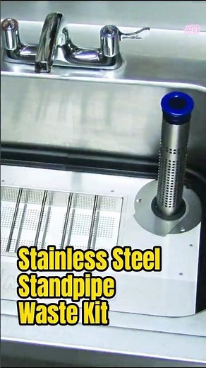 Why not start using this standpipe waste kit? It's convenient and labor-saving. #commercialkitchen