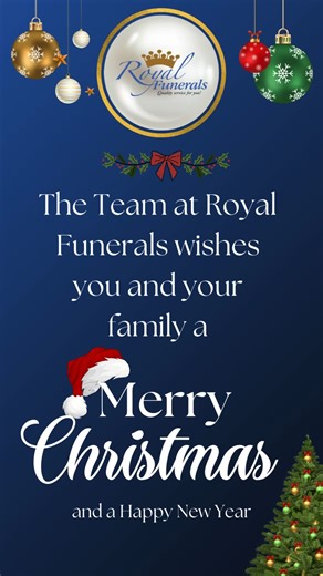 From all of us at Royal Funerals, we wish you a safe, restful festive season and a hopeful New Year ahead. Merry Christmas ✨ Quality Service for You ✨ | Royal Funerals SA