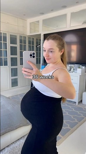 38.5 Weeks of Pregnancy: My Baby Bump Transformation Journey! 👶🏽✨