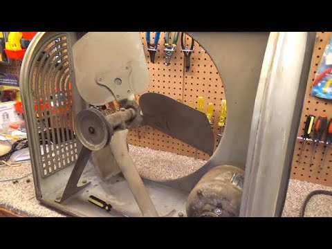 Oil, Install, and Test Sears Homart Cooler 2-Speed Whole House Window Fan