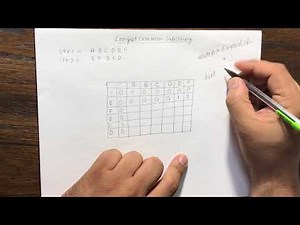 Longest Common Substring Dynamic Programming