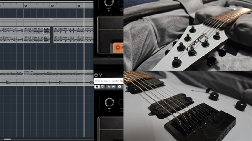 Jackson Juggernaut ET7氛围Djent/金属核Riff Demo（附带单独吉他轨：P2）