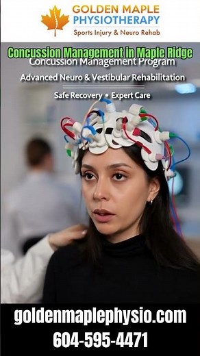Concussion Management in Maple Ridge | Neuro & Vestibular Rehab | Golden Maple Physiotherapy #shorts