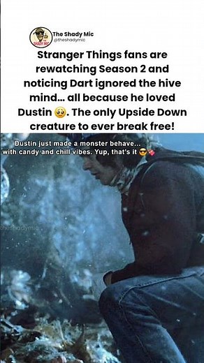 Dustin Tames an Upside Down Monster with Candy & Vibes #strangerthings