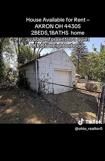 2-Bedroom Home for Rent in Akron, Ohio