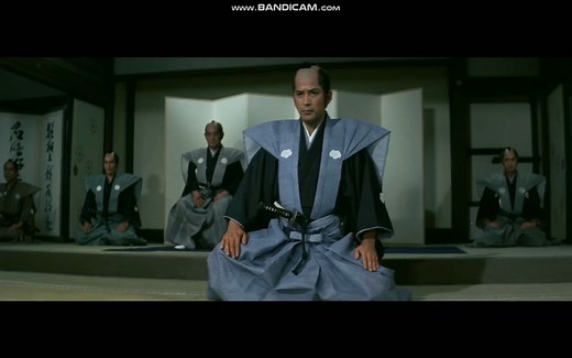 日本武士切腹自尽过程