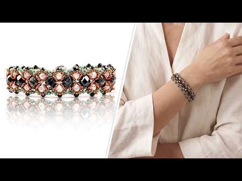 Blissful Trio Bracelet - DIY Jewelry Making Tutorial by PotomacBeads
