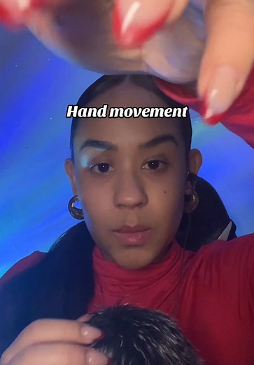 Asmr hand movements to sleep #asmrtok #handmovements #pluckin #mouthguard