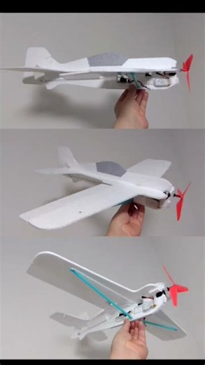 #ラジコン飛行機 #デコパネ #手作り#トルクロール#１セル#コアレスモーター#Volantexrcメカ#小鳥工房