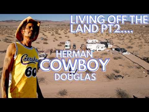 COWBOY on having 4 Chickens w/ RV Chicken coop getting used to SILENCE on His Off-Grid Desert Ranch
