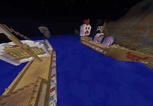 Minecraft Map: Pirate Ship Battle addon