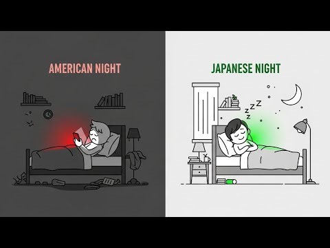 Japanese Night Routine vs American Night Routine… Why One Works Better