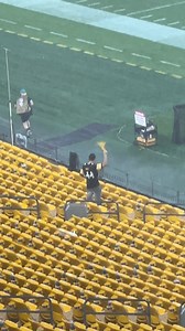 3.3K views · 41 reactions | #Steelers fan braves the weather delay. Yinzers gon yinz. . . . #cowboys #dallascowboys #PittsburghSteelers #nfl | Jonah Javad | Facebook