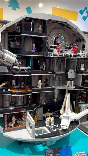 Death Star Epic Lego Model #starwars #darthvader #disney #chewie #hansolo #stormtrooper