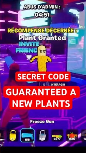 GARDEN VS BRAINROTS MAP FORTNITE CREATIVE by rvb ALL NEW SECRET CODE ADMIN ABUSE EVENT #shorts