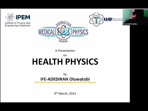 Introduction to Health Physics - Ife Adediran Oluwatobi