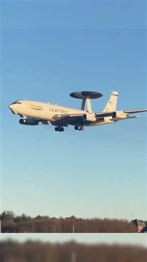 E-3 Sentry | God's-Eye View of War #shorts