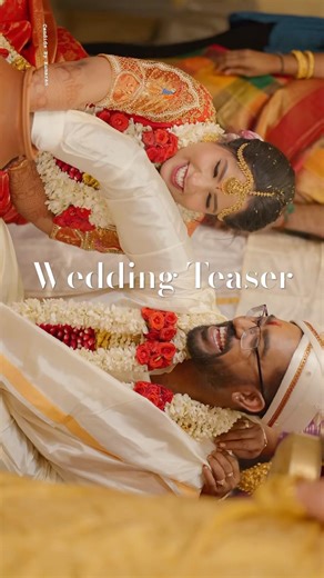 A Cinematic love story of Pradeep and Pavithra 📸😍 #weddingfilm #candidvideo #candidsbykumaran