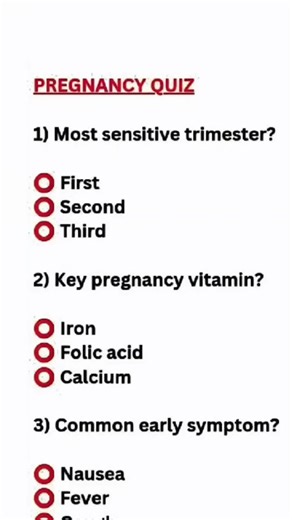 Pregnancy Quiz: Test Your Knowledge About Anatomy