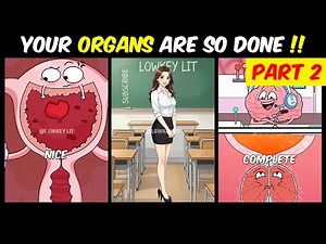 Organs Start Roasting Again! Part 2: Health & Science Compilation #animation #uscomedy