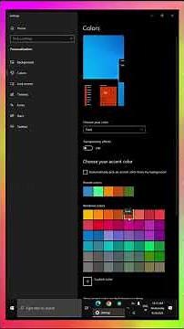 Windows 10 Hidden Trick 😲 | Change Taskbar & Start Menu Color 2025