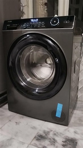 Haier front load fully automatic washing machine installation