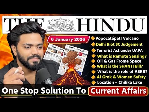 The Hindu Newspaper Analysis Today | 6 January 2026 | The Hindu News Analysis |Daily Current Affairs