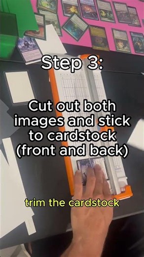 How I make 2-sided MTG proxies #mtg #magictcg #mtgproxy #mtgcommander #mtgcommunity